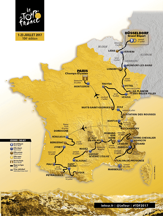 Tour de France 2017_Route